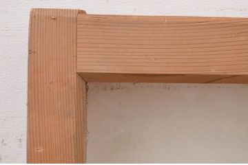 アンティーク建具　上品な和の空間を演出する明かり取り1枚(明り取り、ガラス欄間)(R-071556)