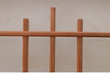 アンティーク建具　上品な和の空間を演出する明かり取り1枚(明り取り、ガラス欄間)(R-071556)