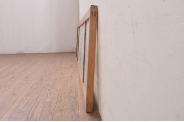 アンティーク建具　上品な和の空間を演出する明かり取り1枚(明り取り、ガラス欄間)(R-071556)