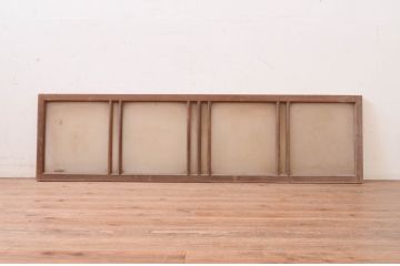 アンティーク建具　レトロな雰囲気を醸し出す明かり取り1枚(明り取り、ガラス欄間)(R-071557)