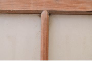 アンティーク建具　どこか懐かしい雰囲気を醸し出す明かり取り1枚(ガラス欄間、明り取り、FIX窓、フィックス、ガラス窓、嵌め殺し)(R-071560)