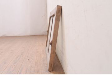 アンティーク建具　どこか懐かしい雰囲気を醸し出す明かり取り1枚(ガラス欄間、明り取り、FIX窓、フィックス、ガラス窓、嵌め殺し)(R-071560)