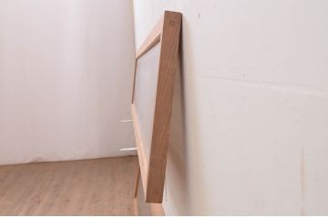 アンティーク建具　片面ガラス入り　格子と松竹梅の彫刻が素敵な欄間2枚セット(明かり取り、明り取り)(R-071564)