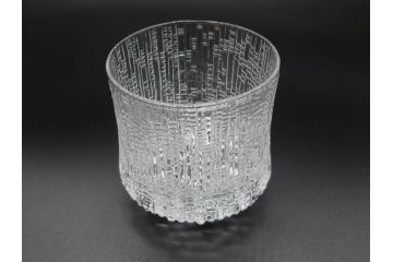 iittala(イッタラ)　Ultima Thule(ウルティマツーレ)シリーズ　職人による繊細な技法が美しいロックグラス2客セット(ガラス、オールドファッショングラス、ペア、北欧食器)(R-071568)