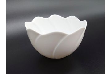 希少　ドイツ　マイセン　Meissen　透き通るような白色となめらかなデザインが素敵なボウル(洋食器)(R-071570)