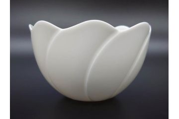 希少　ドイツ　マイセン　Meissen　透き通るような白色となめらかなデザインが素敵なボウル(洋食器)(R-071570)