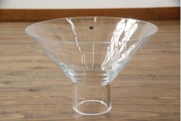 中古　イタリア製　ムラーノガラス　Carlo Moretti(カルロ・モレッティ)デザイン　スタイリッシュでかっこいいテーブルスタンド(ムラノガラス、卓上照明、デスクスタンド、スタンドライト)(R-071594)