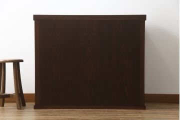 中古　美品　上質な和の空間を演出する水屋箪笥サイドボード(サイドキャビネット、収納棚、戸棚、下駄箱)(R-071602)