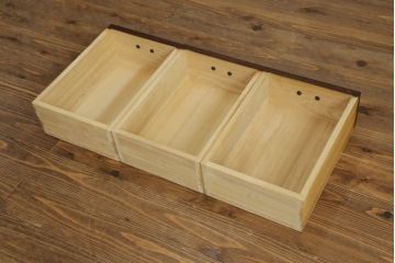 中古　美品　上質な和の空間を演出する水屋箪笥サイドボード(サイドキャビネット、収納棚、戸棚、食器棚、茶箪笥)(R-071603)