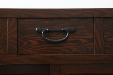 中古　美品　上質な和の空間を演出する水屋箪笥サイドボード(サイドキャビネット、収納棚、戸棚、食器棚、茶箪笥)(R-071603)
