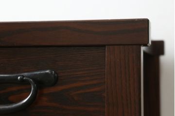 中古　美品　上質な和の空間を演出する水屋箪笥サイドボード(サイドキャビネット、収納棚、戸棚、食器棚、茶箪笥)(R-071603)
