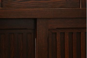 中古　美品　上質な和の空間を演出する水屋箪笥サイドボード(サイドキャビネット、収納棚、戸棚、食器棚、茶箪笥)(R-071603)