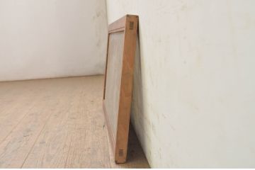 アンティーク建具　片面ガラス　上質な和の雰囲気を高める組子入り欄間1枚(明り取り、明かり取り)(R-071606)
