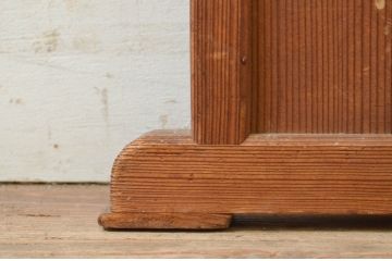 和製アンティーク　上手物!!　凝った作りの組子障子付き無双の折り畳み衝立て(格子、パーテーション、衝い立て、つい立て)(R-071607)