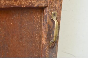アンティーク建具　大正ロマンな空間づくりにオススメのドア1枚(扉、木製扉)(R-071608)