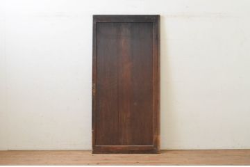 アンティーク建具　落ち着いた和の空間を演出する横桟入り板戸扉1枚(引き戸)(R-071610)
