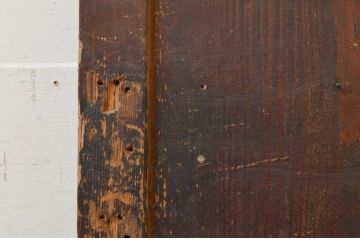 アンティーク建具　落ち着いた和の空間を演出する横桟入り板戸扉1枚(引き戸)(R-071610)