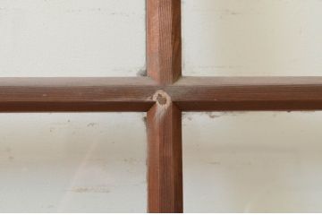 アンティーク建具　どこか懐かしい雰囲気を感じるガラス引き戸1枚(ガラス戸)(R-071614)