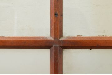 アンティーク建具　どこか懐かしい雰囲気を感じるガラス引き戸1枚(ガラス戸)(R-071614)