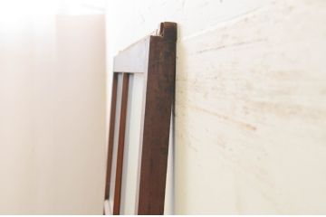 アンティーク建具　どこか懐かしい雰囲気を感じるガラス引き戸1枚(ガラス戸)(R-071614)