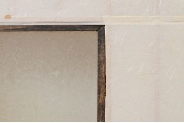 アンティーク建具　和モダンな空間づくりにおすすめな障子戸1枚(引き戸)(R-071615)