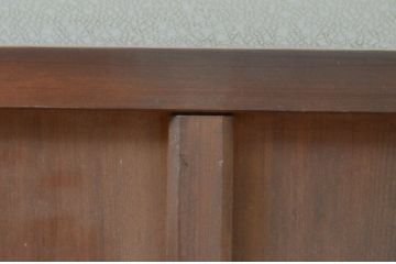 アンティーク建具　ダイヤガラス入り　ノスタルジックな雰囲気漂うガラス戸1枚(引き戸)(R-071616)