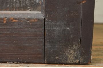 アンティーク建具　片面紙張り　杉材　経年を感じさせる木味が魅力的な一枚板のドア1枚(木製扉)(R-071619)
