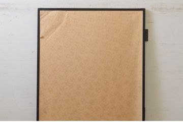 アンティーク建具　片面紙張り　杉材　経年を感じさせる木味が魅力的な一枚板のドア1枚(木製扉)(R-071619)