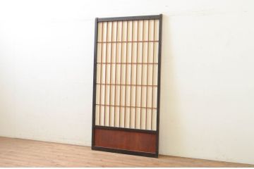 アンティーク建具　和モダンな空間づくりにおすすめな障子戸1枚(引き戸)(R-071621)