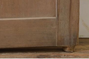 アンティーク建具　裏障子付き　時を経た風合いが味わい深い格子帯戸1枚(格子戸、木製扉)(R-071622)