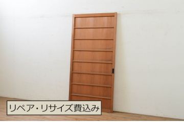 アンティーク建具　落ち着いた和の空間を演出する舞良戸1枚(まいらど、板戸、引き戸)(R-071624)