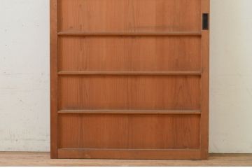 アンティーク建具　落ち着いた和の空間を演出する舞良戸1枚(まいらど、板戸、引き戸)(R-071624)