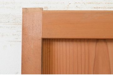 アンティーク建具　落ち着いた和の空間を演出する舞良戸1枚(まいらど、板戸、引き戸)(R-071624)