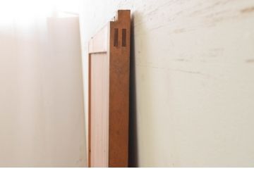 アンティーク建具　落ち着いた和の空間を演出する舞良戸1枚(まいらど、板戸、引き戸)(R-071624)