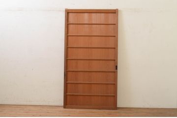 アンティーク建具　落ち着いた和の空間を演出する舞良戸1枚(まいらど、板戸、引き戸)(R-071625)