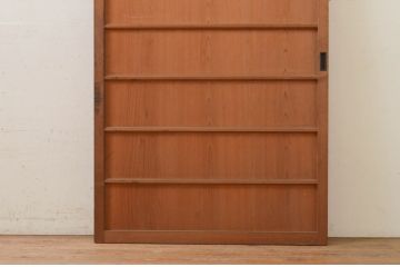アンティーク建具　落ち着いた和の空間を演出する舞良戸1枚(まいらど、板戸、引き戸)(R-071625)