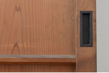 アンティーク建具　落ち着いた和の空間を演出する舞良戸1枚(まいらど、板戸、引き戸)(R-071625)