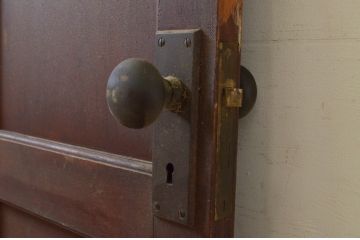 アンティーク建具　大正ロマンな空間づくりにオススメのドア1枚(木製扉)(R-071627)