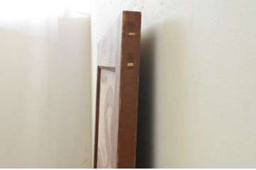 アンティーク建具　シンプルなデザインのドア1枚(木製扉)(R-071637)