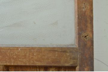 アンティーク建具　どこか懐かしい雰囲気を感じるガラス戸1枚(ドア、ガラス扉)(R-071638)