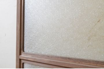 アンティーク建具　どこか懐かしい雰囲気を感じるガラス戸1枚(引き戸)(R-071639)