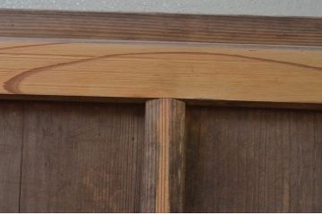 アンティーク建具　どこか懐かしい雰囲気を感じるガラス戸1枚(引き戸)(R-071639)