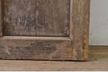アンティーク建具　どこか懐かしい雰囲気を感じるガラス戸1枚(引き戸)(R-071639)