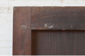 アンティーク建具　和の情緒を演出する格子帯戸1枚(引き戸、板戸)(R-071643)