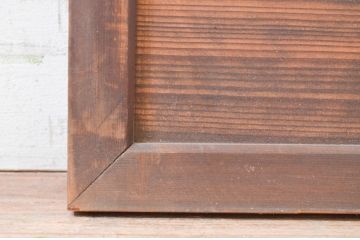 アンティーク建具　和の空間を彩る透かし彫り欄間1枚(明り取り、明かり取り)(R-071645)