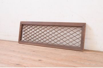 アンティーク建具　どこか懐かしい雰囲気漂う組子欄間1枚(明り取り、明かり取り)(R-071646)