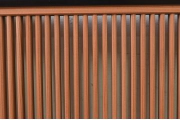 アンティーク建具　高級品!!　上手物!!　黒漆枠　上品な彫刻と繊細な格子が素敵な欄間2枚セット(明かり取り、明り取り)(R-071662)