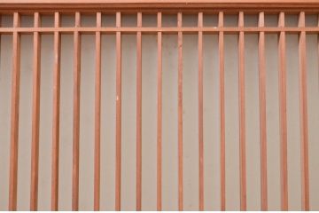 アンティーク建具　片面ガラス　繊細な格子が目を惹く筬欄間2枚セット(明かり取り、明り取り、オサランマ、おさらんま、格子欄間)(R-071666)