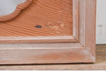 アンティーク建具　躍動感ある松竹梅が美しい両面彫刻欄間2枚セット(明り取り、明かり取り)(R-071688)