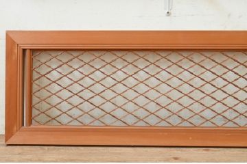 ビンテージ建具　上品な和の空間を演出する組子欄間2枚セット(明り取り、明かり取り、ヴィンテージ)(R-071700)